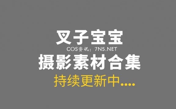 网络红人@叉子宝宝 20套COS作品分享[498P][1.71G]