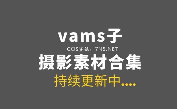 动漫博主@vams子 14套COS作品素材合集[411P/5.3GB]