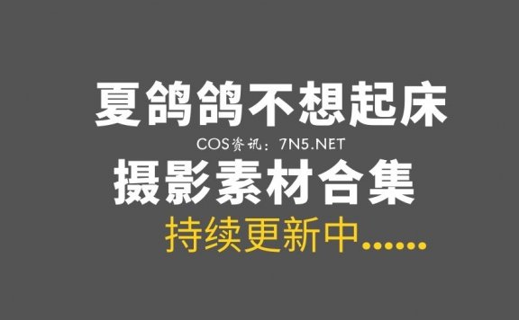 大姐大@夏鸽鸽不想起床 32套COS作品合集[1837P/3.87GB]