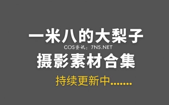 一米八的大梨子 20套COS作品合集打包[501P/3.86G]